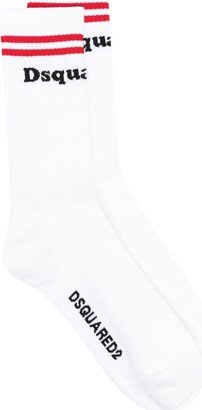 Logo-Knit Ankle Socks