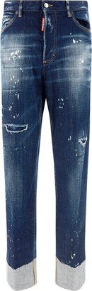 Medium Paint Cool Girl Distressed Jeans