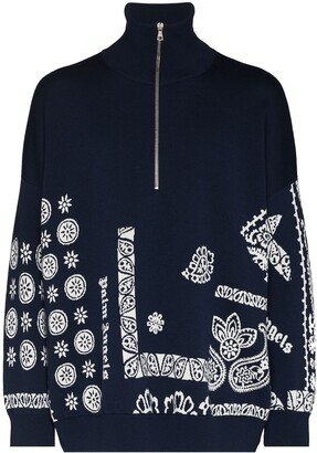 Paisley-Intarsia Jumper