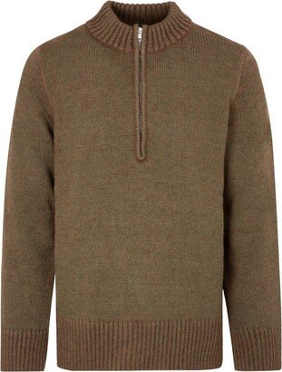 Half-Zip Knit Jumper