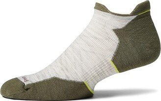 Run Targeted Cushion Low Ankle Socks (Ash) Men's Low Cut Socks Shoes