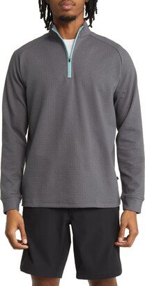 Swannies Scott Textured Quarter Zip Golf Pullover