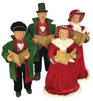 Santa's Workshop Med Dickens Carolers