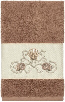 Bella Embellished Hand Towel - Latte