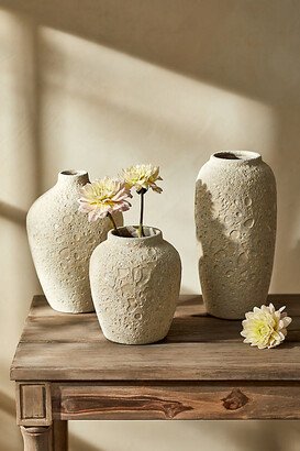 Textured Cream Vase