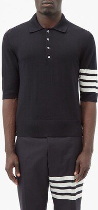 Four-bar Merino Polo Shirt