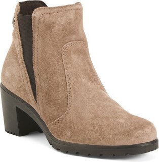 Suede Chelsea Booties for Women-AC