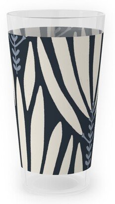 Outdoor Pint Glasses: Cleopatra - Beige Outdoor Pint Glass, Blue