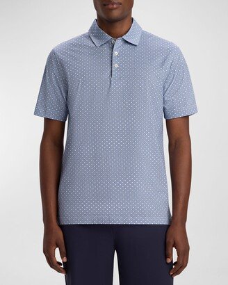 Men's Victor Ooohcotton Tech Polo Shirt - Dot