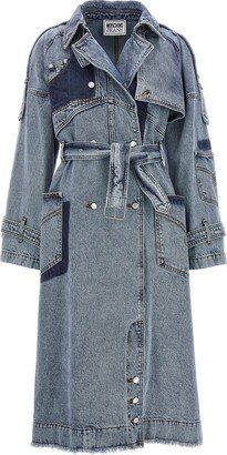 Denim Trench Coat-AA