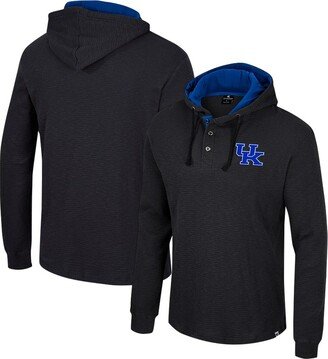 Men's Black Kentucky Wildcats Affirmative Thermal Hoodie Long Sleeve T-shirt