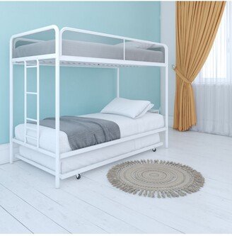 EveryRoom Elia Triple Twin Metal Bunk Bed