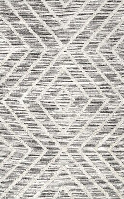 Hand Woven Diamond Jenna Area Rug, , Natural