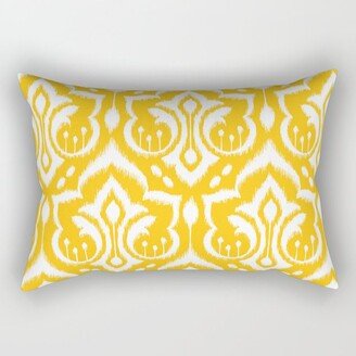 Ikat Damask Rectangular Pillow