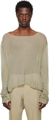 Gabriela Coll Garments Khaki No.223 Long Sleeve T-Shirt