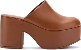 Miso 90MM Leather Platform Clogs-AA