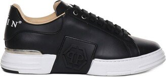 Logo Plaque Low-Top Sneakers-AE