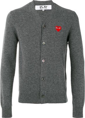 Logo wool cardigan