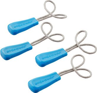 Eagle Creek Zipper Pulls Ocean Blue Pkg/4