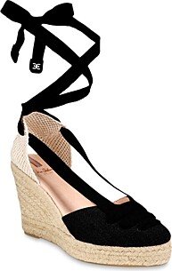 Women's Margherita Ankle Tie Espadrille Platform Wedge Sandals