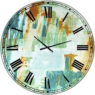 Designart On Your Right Oversized Modern Wall Clock - 36 x 36