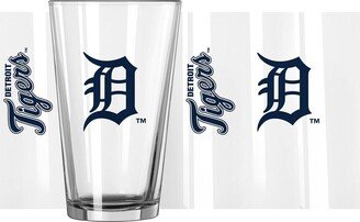 Detroit Tigers 16 Oz Team Wordmark Game Day Pint Glass