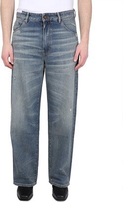 PT Torino Skater Straight-Leg Distressed Loose-Fit Jeans