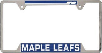 Wincraft 12.25 x 6.25 Toronto Maple Leafs 4-Tab Style Inlaid Metal License Plate Frame