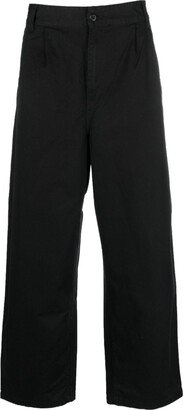 Colston logo-patch straight-leg trousers