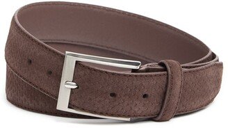 PX Textured Suede & Leather Belt