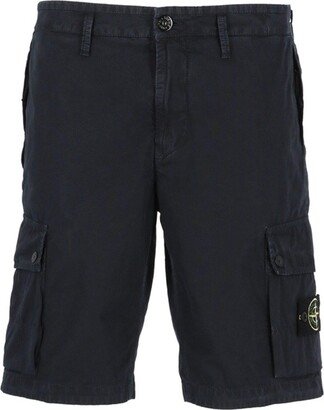 Logo Patch Cargo Shorts-AC