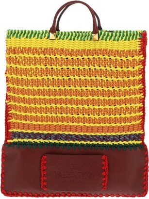 Garavani Rockstud Crochet Tote Bag