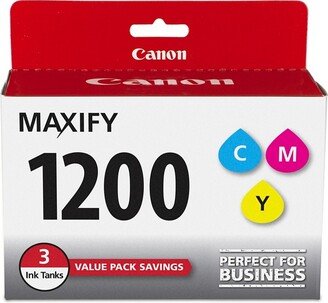 1200 C/M/Y 3pk Ink Cartridges - Cyan, Magenta, Yellow (9232B005)