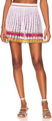 My Beachy Side x REVOLVE Crochet Mini Skirt