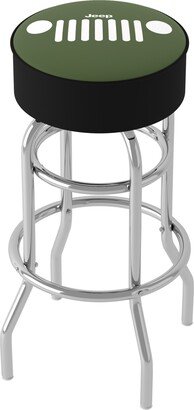 Trademark Gameroom Jeep Grille 360 Degree Swivel Barstool w/ Foam Padded Seat - 20 x 20 x 31