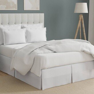 Queen Wrap-around Tailored Bed Skirt White - Bed Maker's