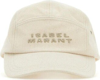 Malange Ivory Cotton Tedji Baseball Cap