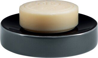 Jaro Grey/Black Stoneware Soap Holder - Grey