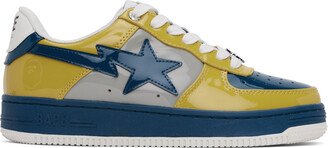 Blue & Yellow STA Sneakers