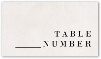 Wedding Place Cards: Threshold Wedding Place Card, Grey, Placecard, Matte, Signature Smooth Cardstock