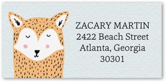 Address Labels: Wildly Noted Address Label, Orange, Address Label, Matte