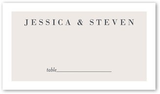 Wedding Place Cards: Novel Photo Wedding Place Card, Purple, Placecard, Matte, Signature Smooth Cardstock