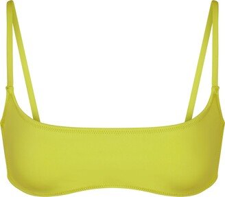 Signature Swim Micro Scoop Bikini Top | Citrus