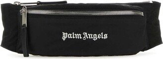 Logo Embroidered Zipped Belt Bag-AA