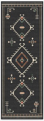 Outdoor Damali Black Multicolor Rug