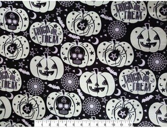 1 Or 2Ply 12x11/Halloween Pumpkins Glow in The Dark Unpaper Towels, Cotton Cloth Napkins Washable Reusable Paper Towels Lan Craft Us