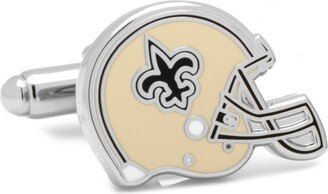 Retro New Orleans Saints Helmet Cufflinks