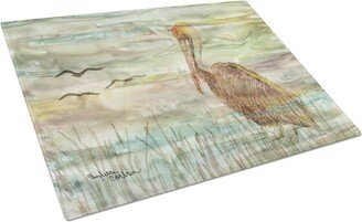 SC2011LCB Brown Pelican Sunset Glass Cutting Board