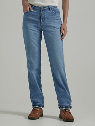 Relaxed Fit Fleece Lined Jeans