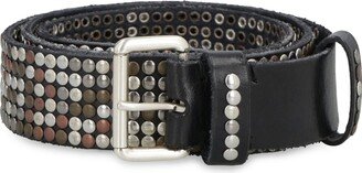 Sil Studded Leather Belt